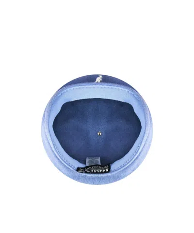 Kangol Logo Beret In Blue