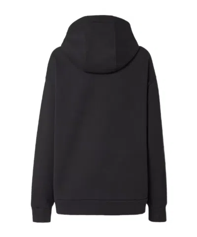 Fendi Women Oversize Cotton Sweatshirt In Black