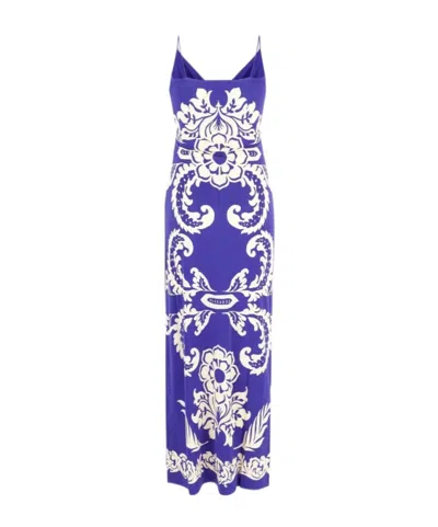 Etro Paisley-print Long Dress In Multi
