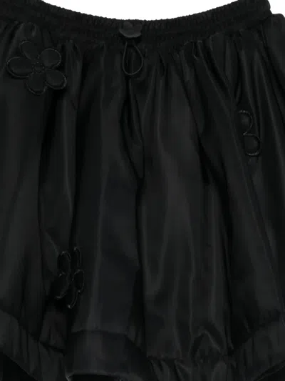 Cecilie Bahnsen Elastic Waist Skirt In Black