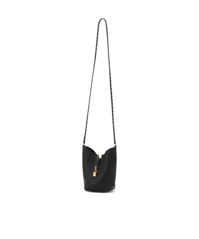 Lanvin Studded Leather Cross Body In Black