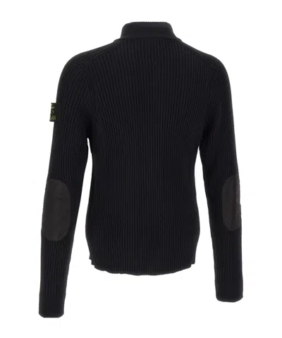 Premiata Ribbed-knit Zip-up Cardigan In Black