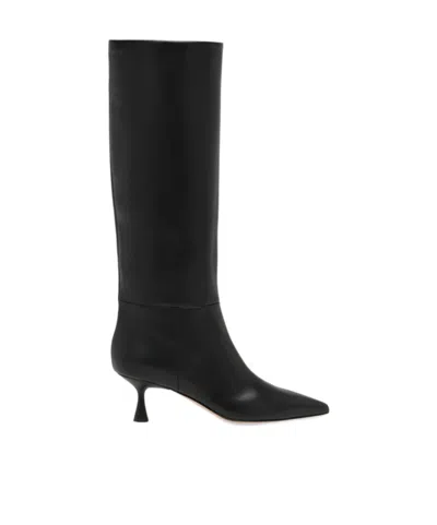 Gianvito Rossi 55mm Joyce Pointed-toe Boots In Black