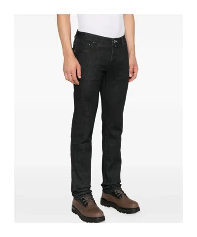Jacob Cohen Nick Five-pocket Jeans In Black