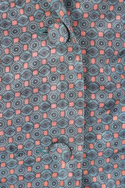 Dries Van Noten Patterned Single-breasted Jacket In Gray