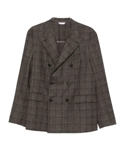 Boglioli Double-breasted Blazer In Black