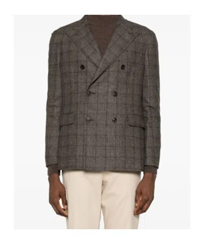 Boglioli Double-breasted Blazer In Black