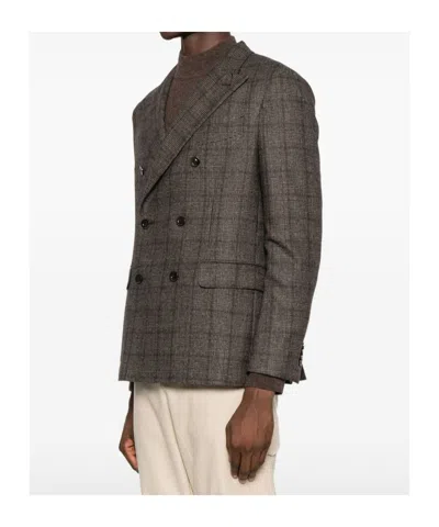 Boglioli Double-breasted Blazer In Black