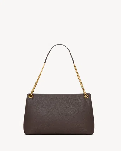 Saint Laurent Calypso Large Shoulder Bag In Brown