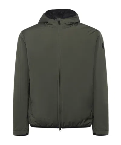 Colmar Originals Two-way Zipper Cotton Jacket In Black