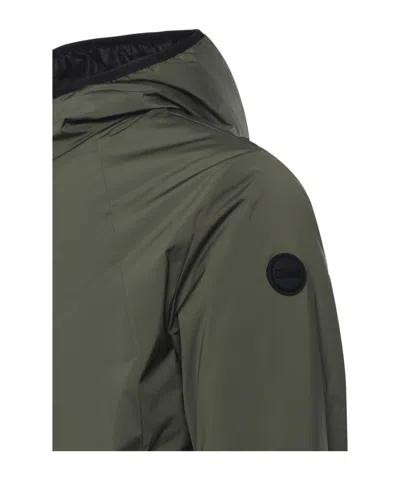 Colmar Originals Two-way Zipper Cotton Jacket In Black