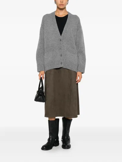 Drykorn Long-sleeve Cardigan In Gray