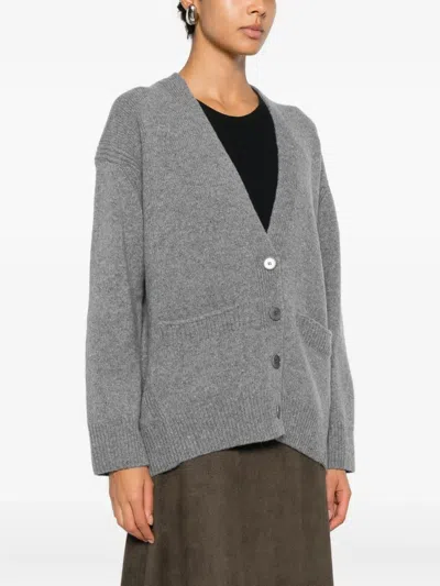 Drykorn Long-sleeve Cardigan In Gray