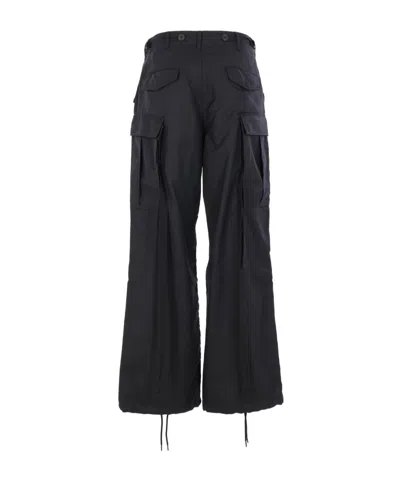 Junya Watanabe Wool-blend Cargo Pants In Black