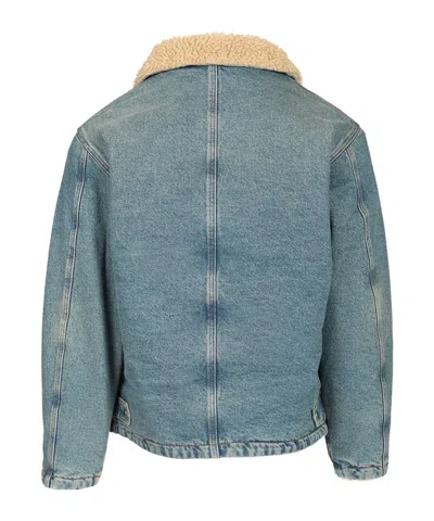 Amish Paninaro Denim Jacket In Blue