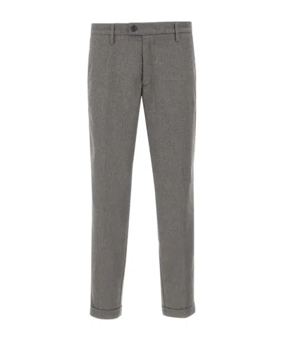 Re-hash Buttoned Cuffed Trousers In Gray