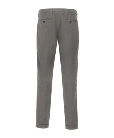 Re-hash Buttoned Cuffed Trousers In Gray