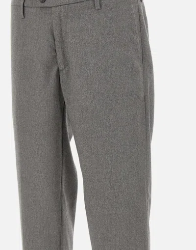 Re-hash Buttoned Cuffed Trousers In Gray