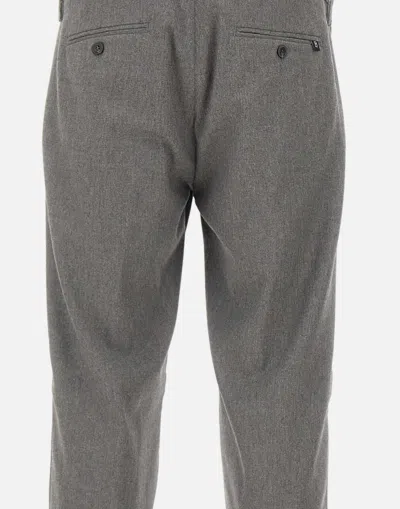 Re-hash Buttoned Cuffed Trousers In Gray