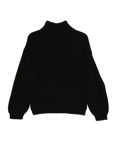 Semicouture Sweaters Blacks And Greys In Black