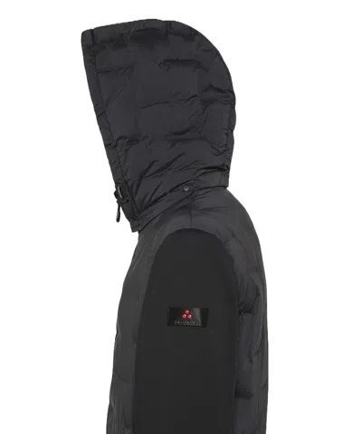 Peuterey Primaloft Hybrid Down Coat In Black