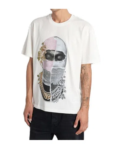 Ih Nom Uh Nit Graphic Printed Crewneck T-shirt In White