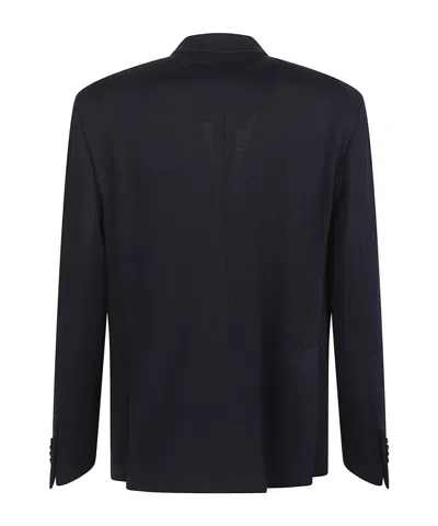 Tagliatore Montecarlo Double-breasted Jacket In Blue
