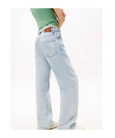 Tommy Hilfiger Mia Coolmax Mid Rise Relaxed Jeans In Blue