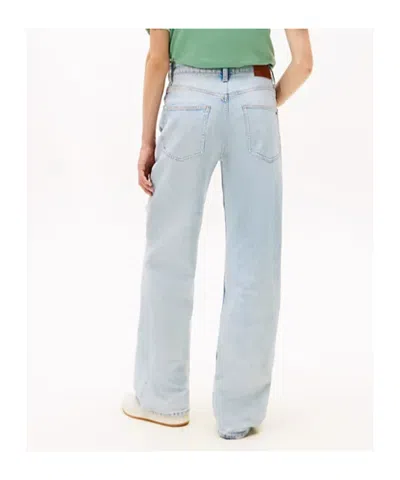 Tommy Hilfiger Mia Coolmax Mid Rise Relaxed Jeans In Blue