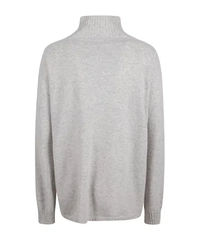 Kangra Cashmere Turtleneck Sweater In Gray