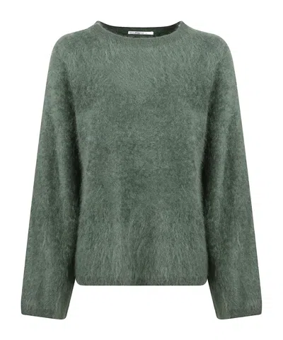 Kangra Cashmere Long-sleeved Sweater In Green