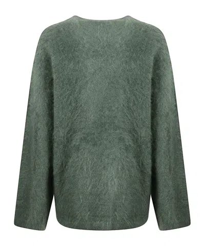 Kangra Cashmere Long-sleeved Sweater In Green