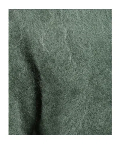 Kangra Cashmere Long-sleeved Sweater In Green