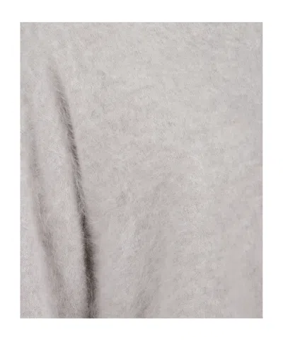 Kangra Cashmere Long-sleeved Sweater In Gray