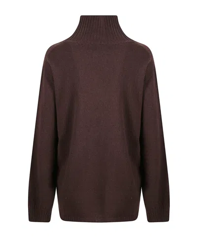 Kangra Cashmere Turtleneck Sweater In Brown