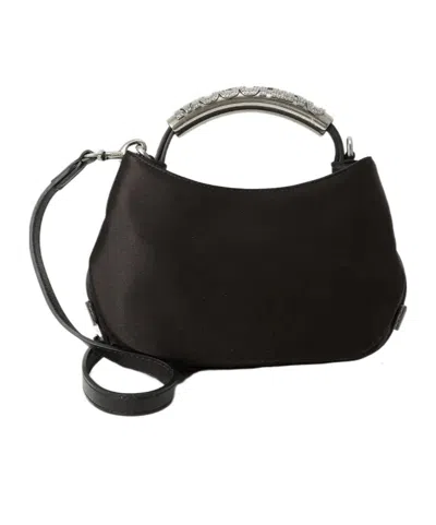 Moschino Adjustable Strap Shoulder Bag In Black