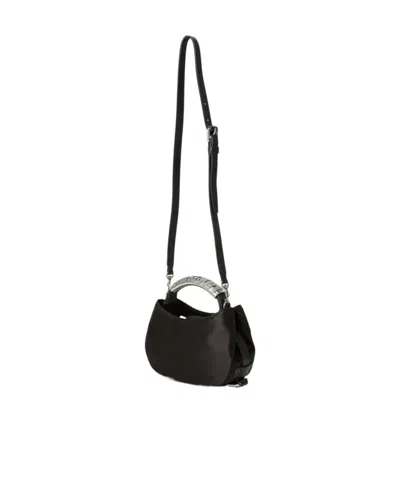 Moschino Adjustable Strap Shoulder Bag In Black