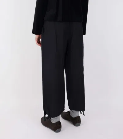 Comme Des Garçons Polyester Elastic Hem Pants In Blue