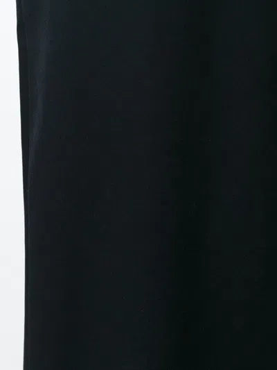 Comme Des Garçons Elasticated-waistband Midi Skirt In Blue