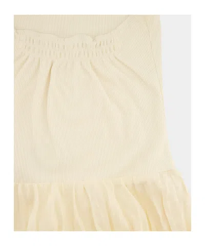 Johanna Ortiz Ribbed-waist Pleated Maxi Skirt In White