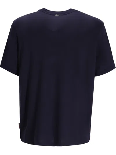 Herno Emporio Armani Pinstripe Single-breasted Blazer Jacket In Multi