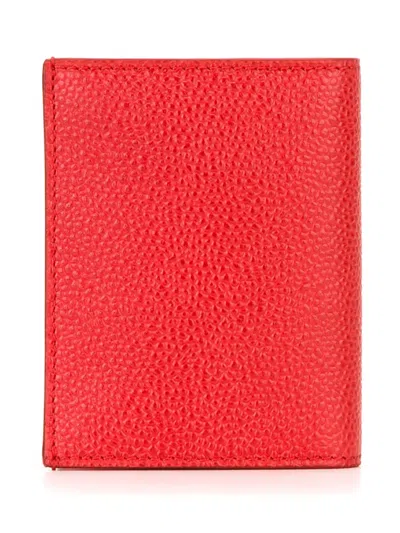 Thom Browne Rectangular Cardholder In Red