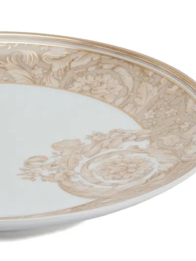 Versace Home Barocco Salad Plate (21cm X 21cm) In Neutral