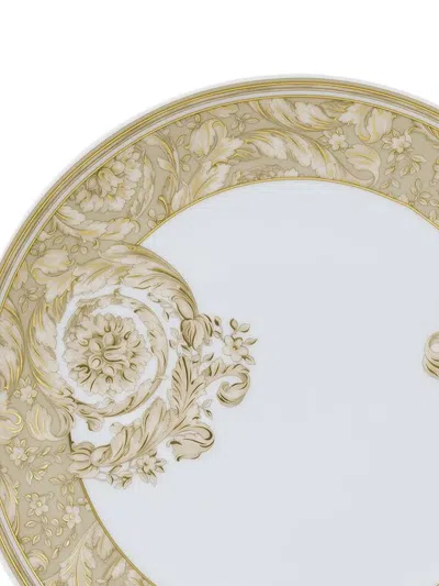 Versace Home Barocco Salad Plate (21cm X 21cm) In Neutral