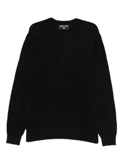 Iceberg Crew-neck Sweater In Black