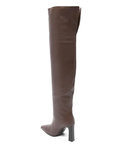 Giuseppe Zanotti Leather Over-the-knee Boots In Brown
