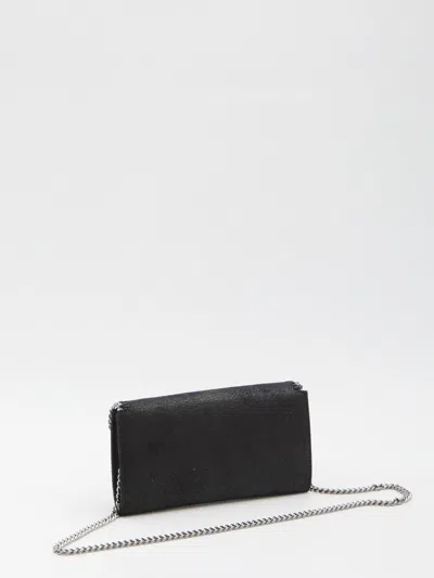 Stella Mccartney Falabella Continental Wallet Accessories In Black