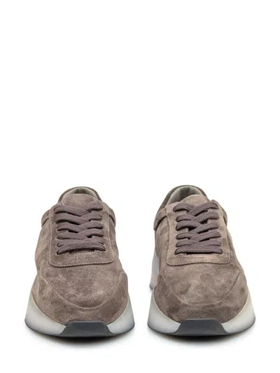 Fear Of God Taupe Suede Vintage Runner Sneakers In Brown