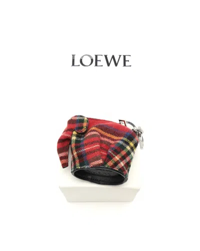 Loewe Elephant Coin Purse Charm In Multi