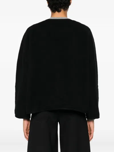 Baserange Fortu Buttoned Jacket In Black